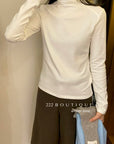 20a53 Thermal mock-neck top (3 cm collar)