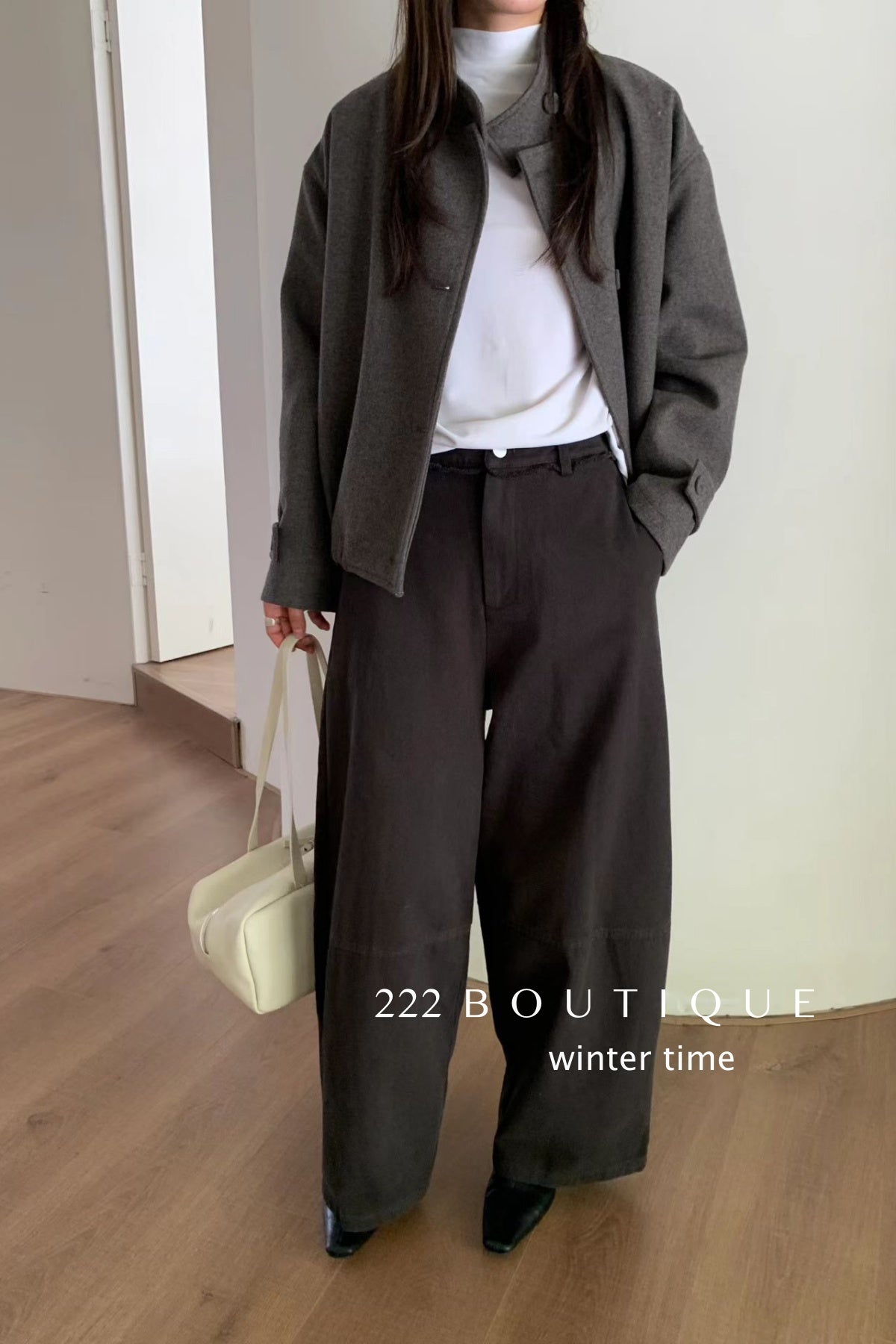 19a69 Cashmere wool coat