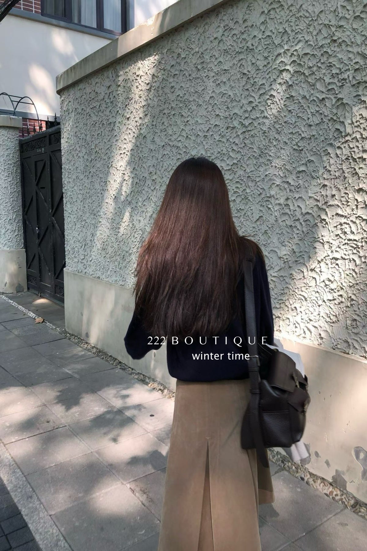 19a98 Cashmere knit shirt-collar top