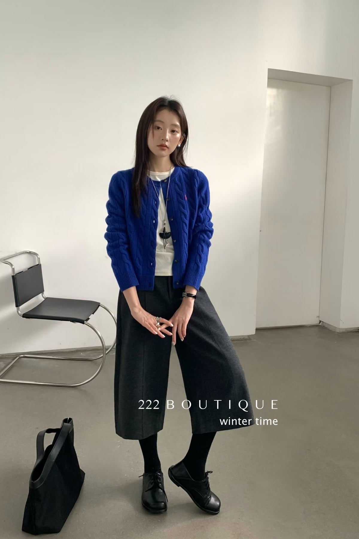 18a98 Cashmere cable-knit cardigan