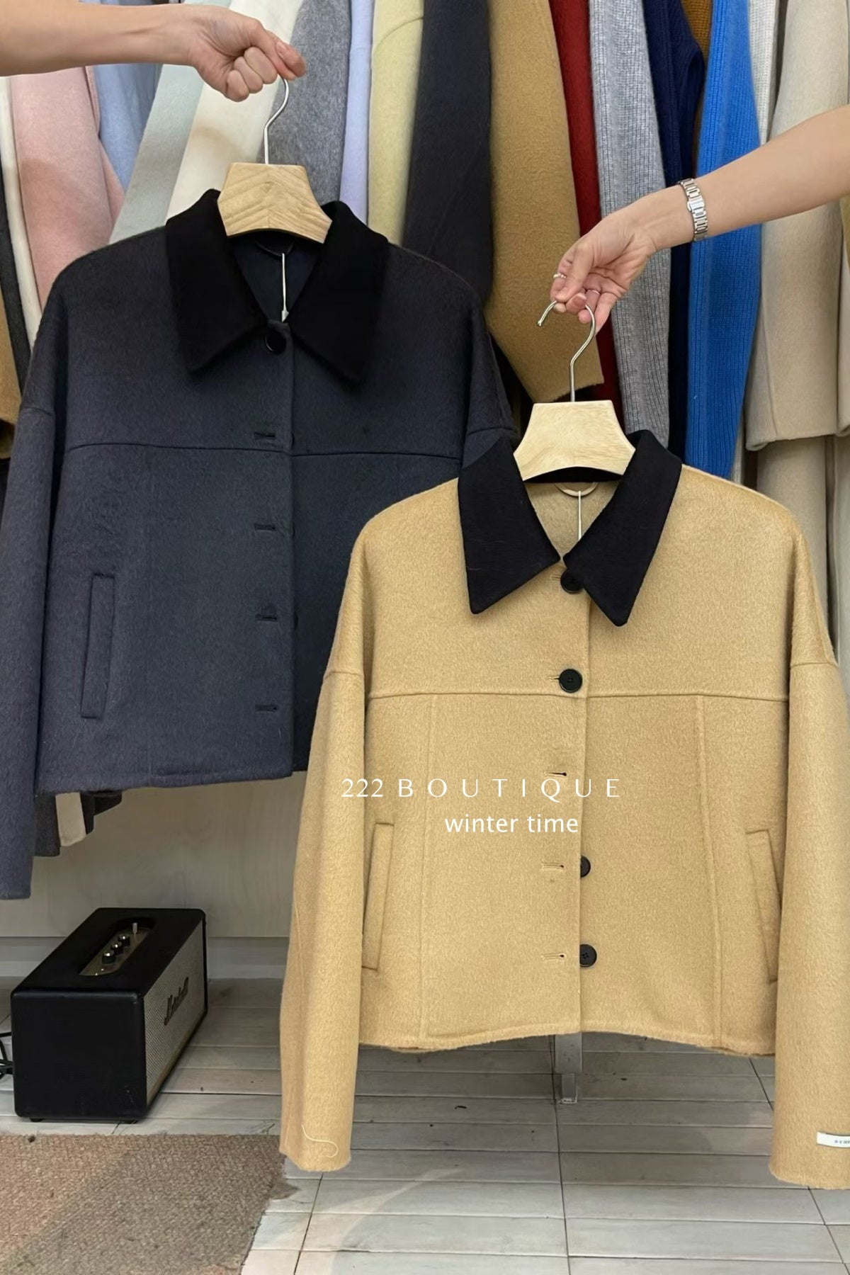 19a117 Cashmere wool coat