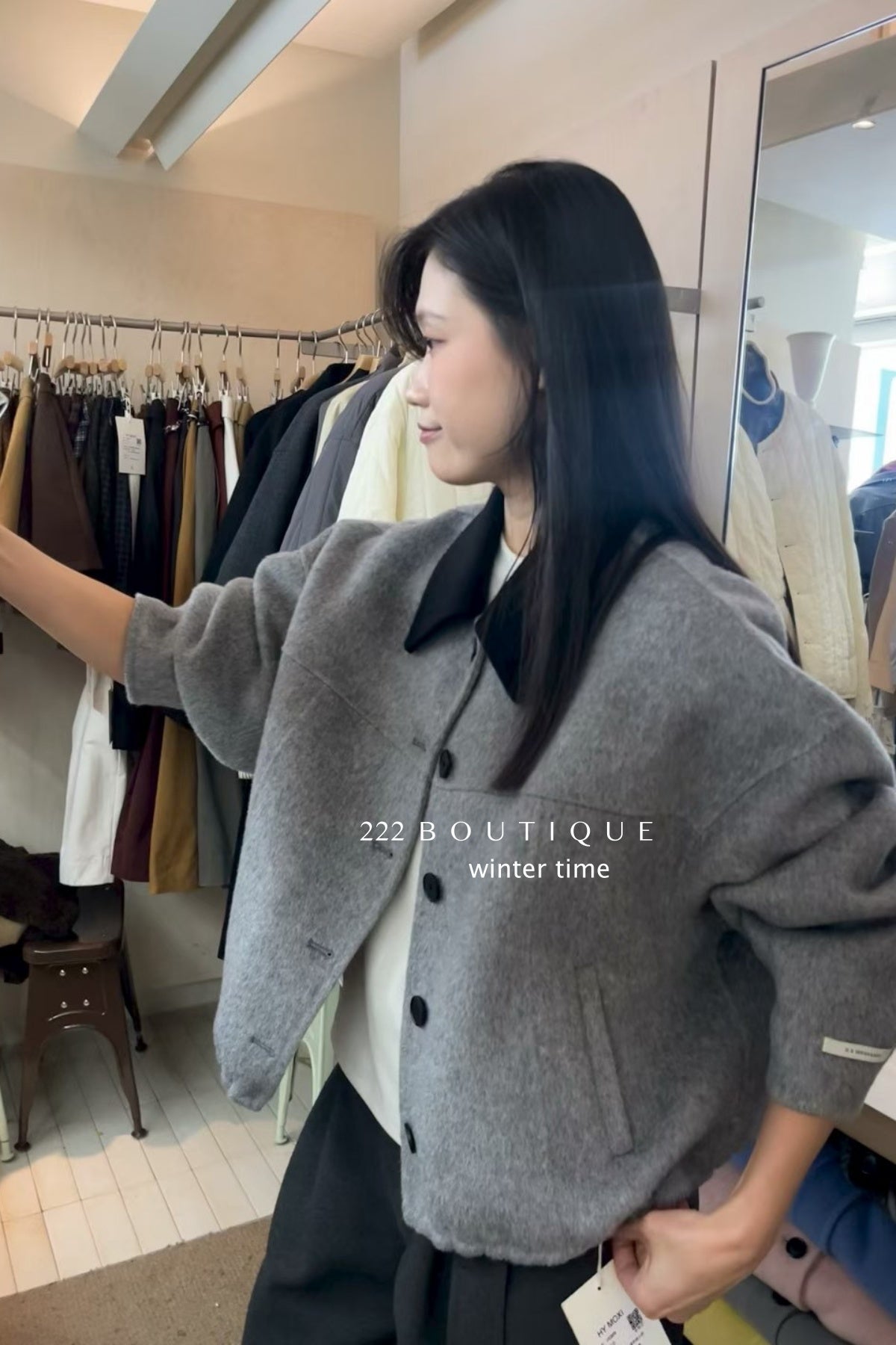 19a117 Cashmere wool coat
