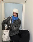 19a48 Striped cotton sweatshirt