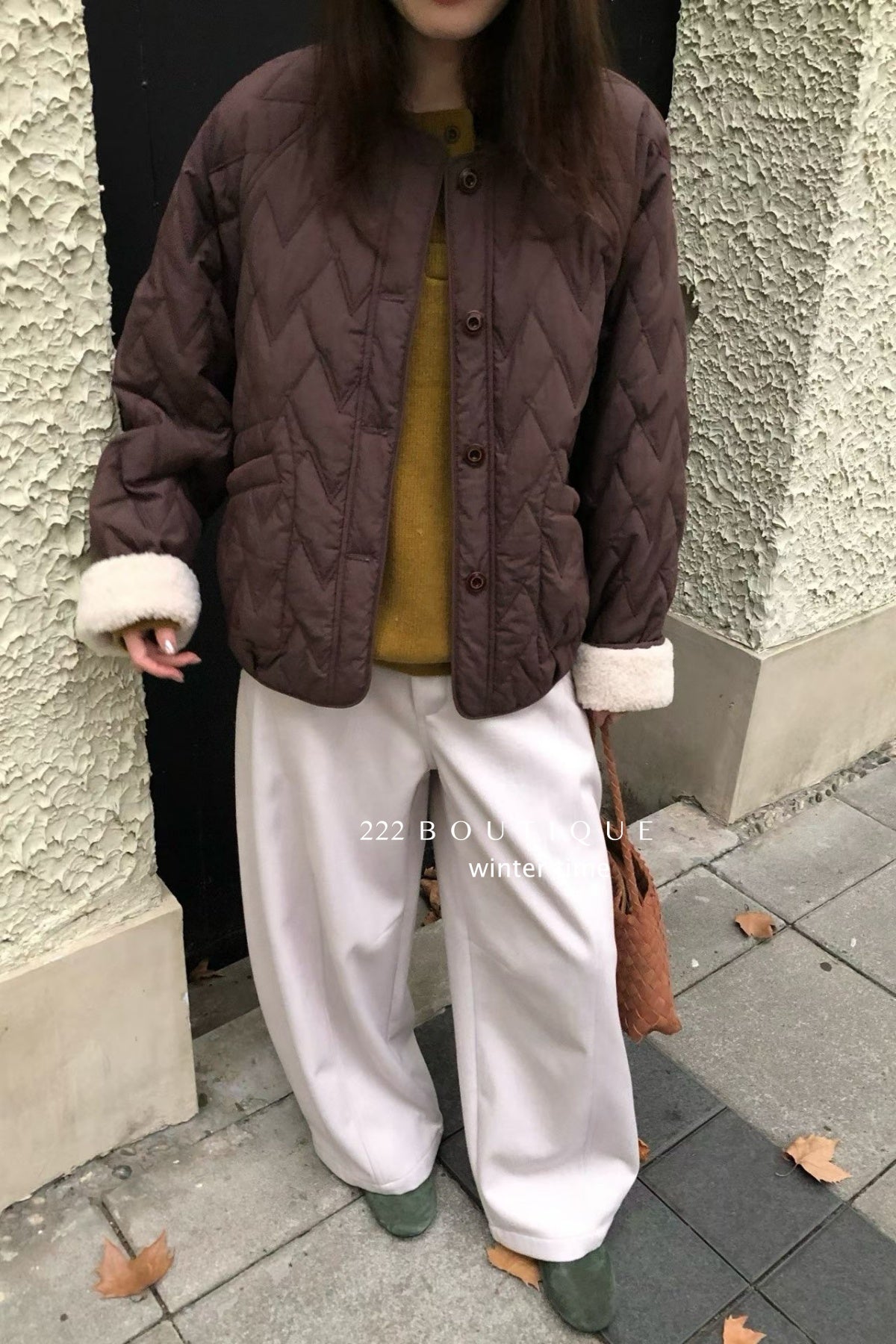 19a93 Fur-quilted puffer jacket