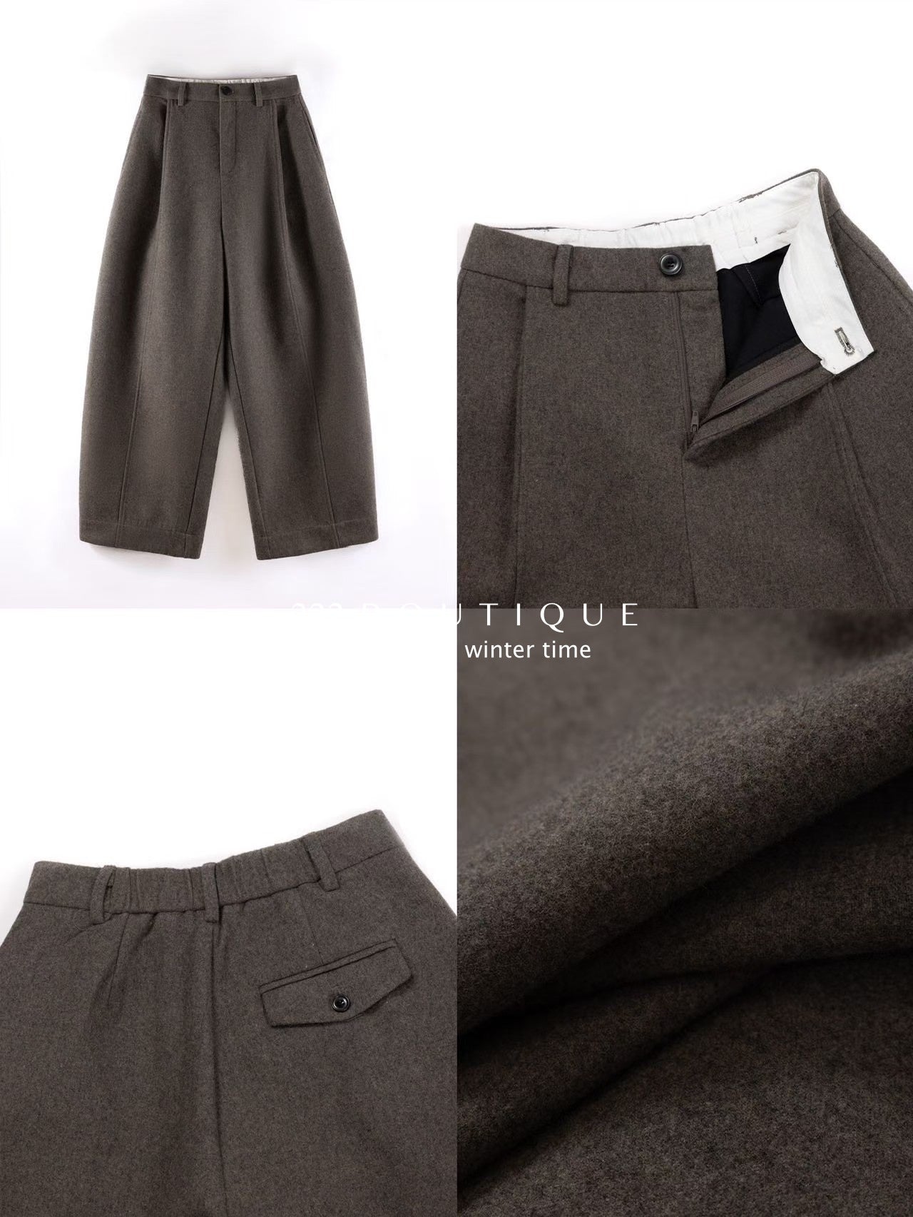 20q20 Wool baggy trousers