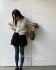 18a98 Cashmere cable-knit cardigan