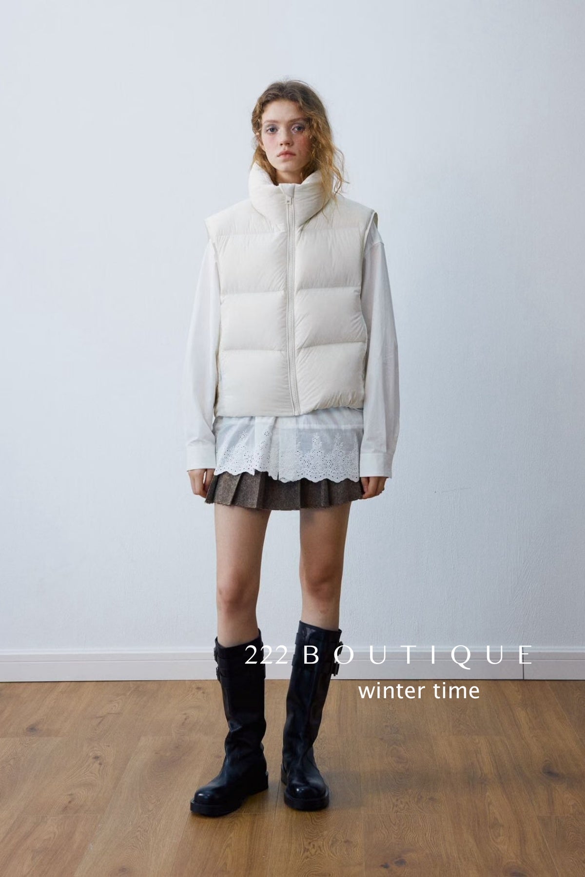 19a66 Down puffer vest