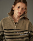 19a105 Cashmere striped sweater