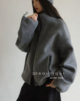 20a58 Shearling fleece jacket
