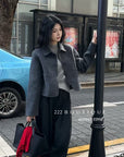 20a117 Hand-stitched cashmere wool coat