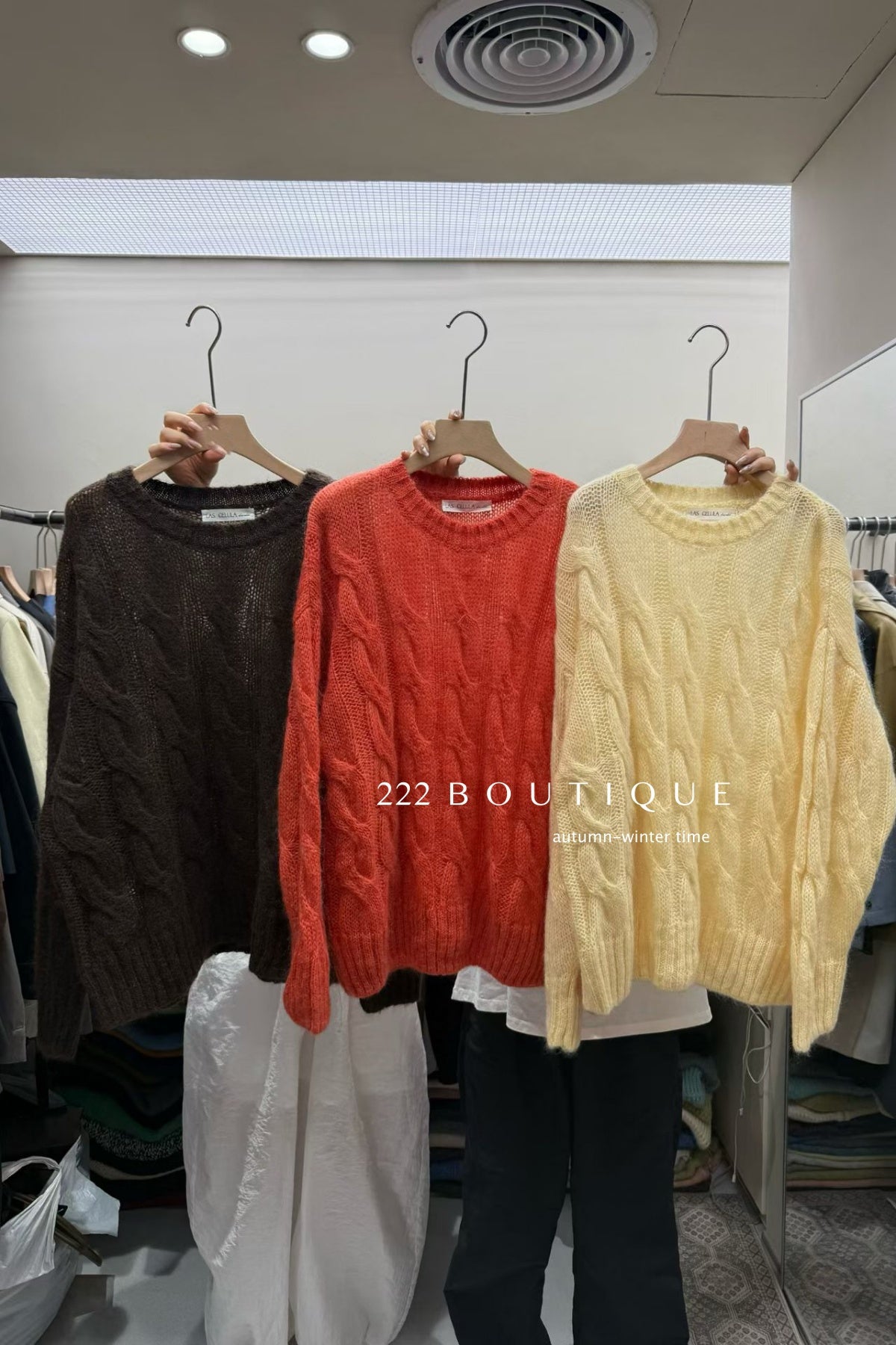 18a54 Cashmere cable-knit sweater