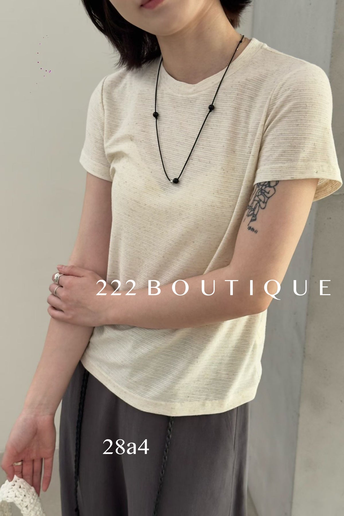 28a4 - SLIM  KNIT TOP