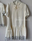 28v13 - EMBROIERED BABYDOLL DRESS