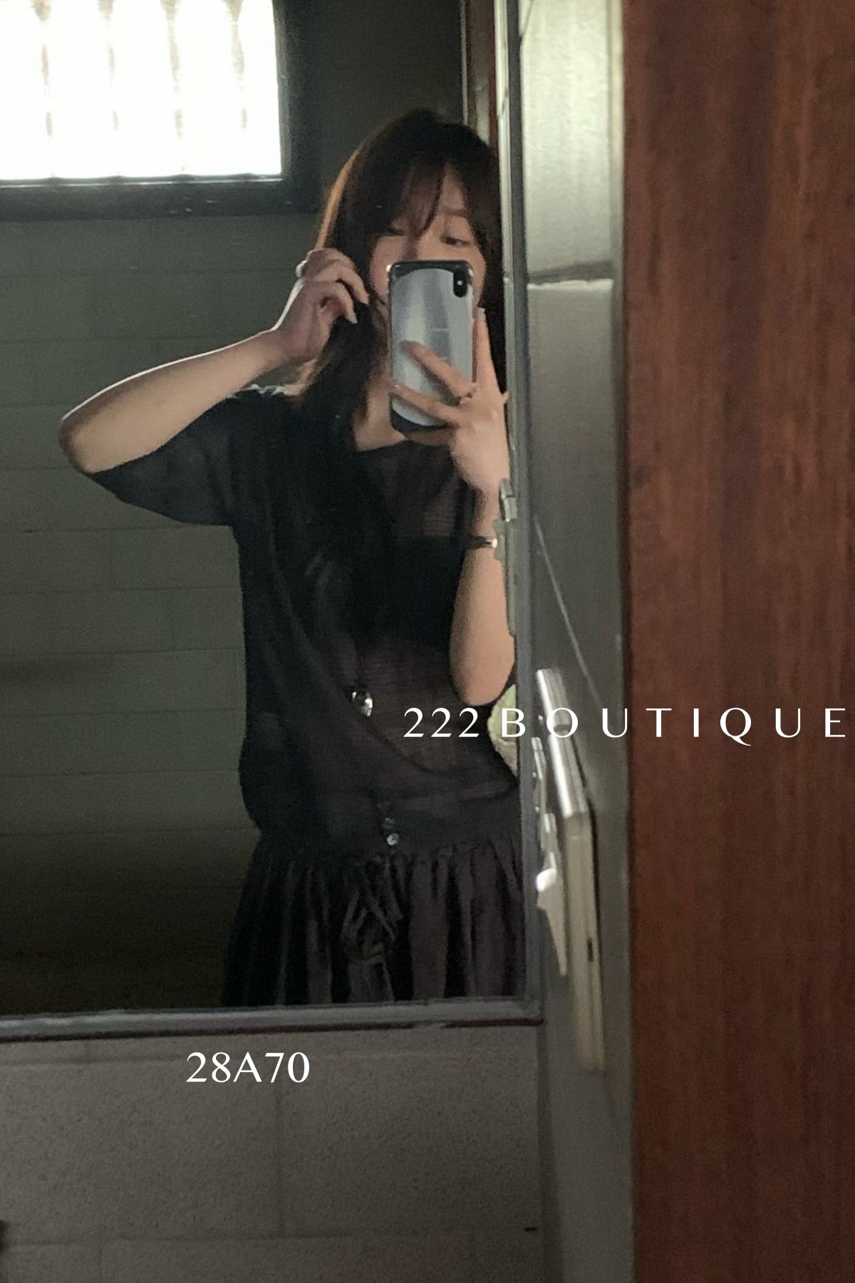 28a70 - SHEER  KNIT CARDIGAN