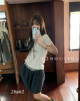 28a62 - PRINTED COTTON TEE