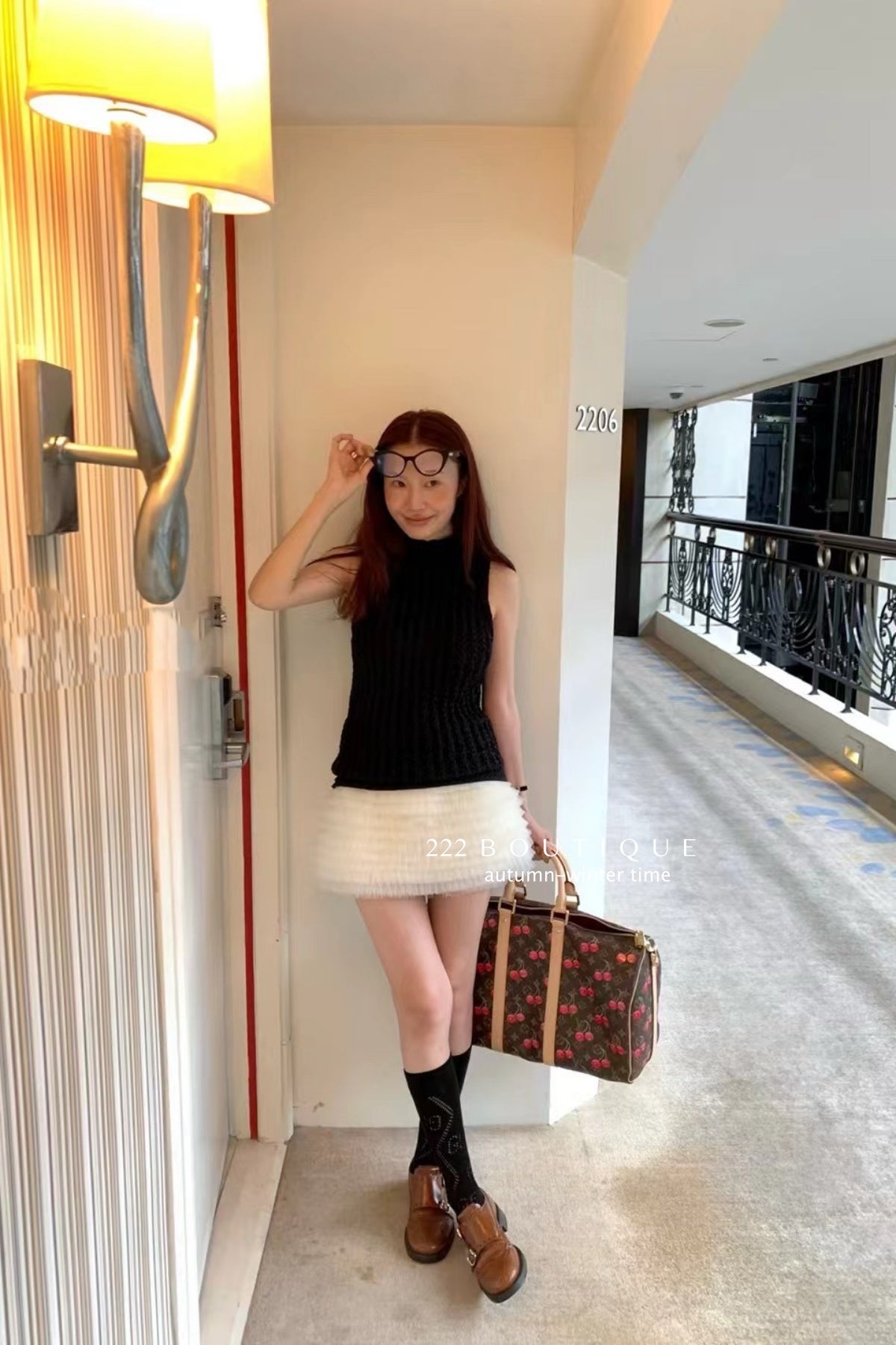 17v10 Tiered pleated mini skirt