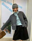 18a40 Cashmere handmade wool coat