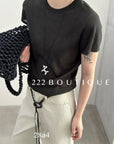 28a4 - SLIM  KNIT TOP