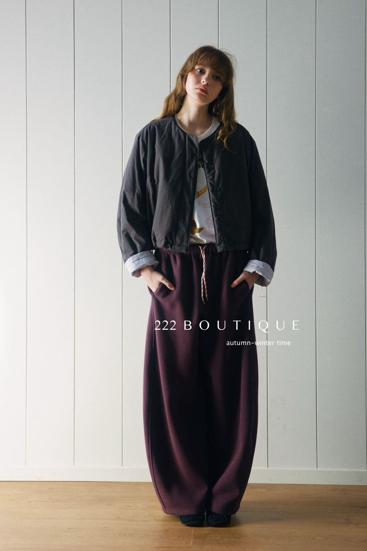 18q15 Basic cotton pants