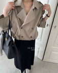 17a99 Short trench coat