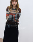 17a92 Striped cashmere sweater