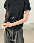 28a4 - SLIM  KNIT TOP