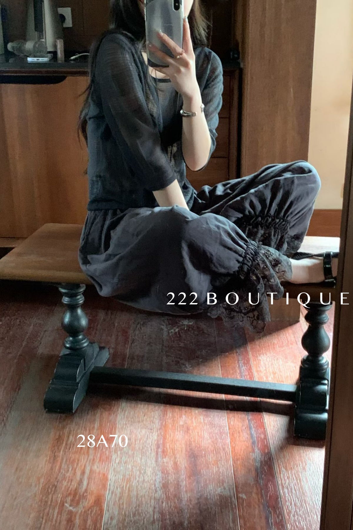 28a70 - SHEER  KNIT CARDIGAN