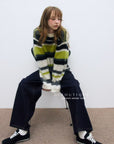 17a92 Striped cashmere sweater
