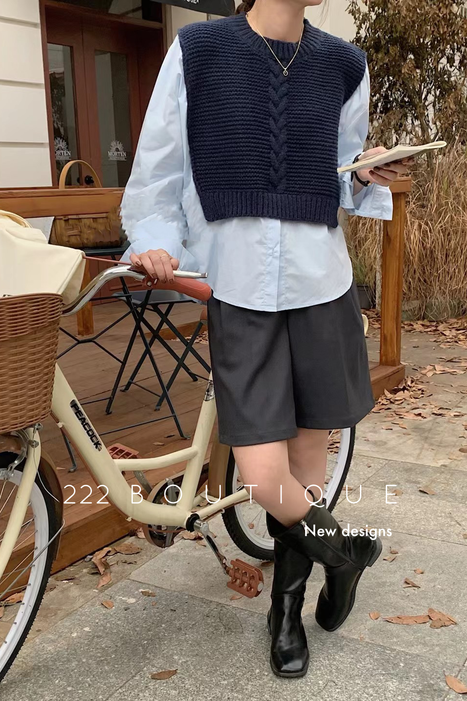 Lurex braided sweater