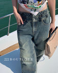 straight jeans