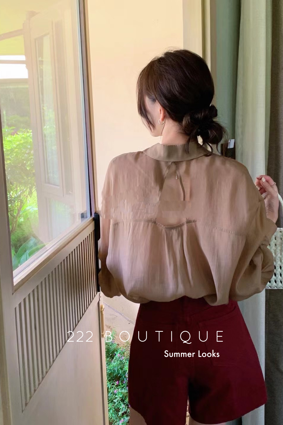 Oversize cotton shirt