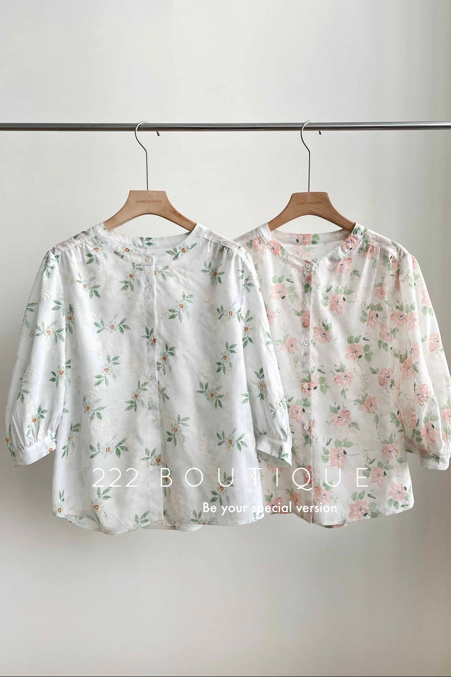 silk flower shirt