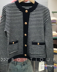 Striped cardigan