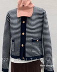 Striped cardigan