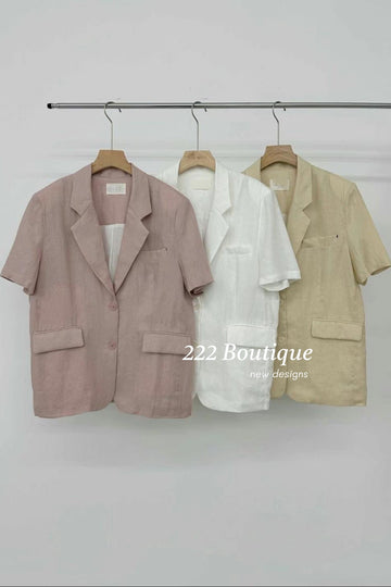 blazer linen