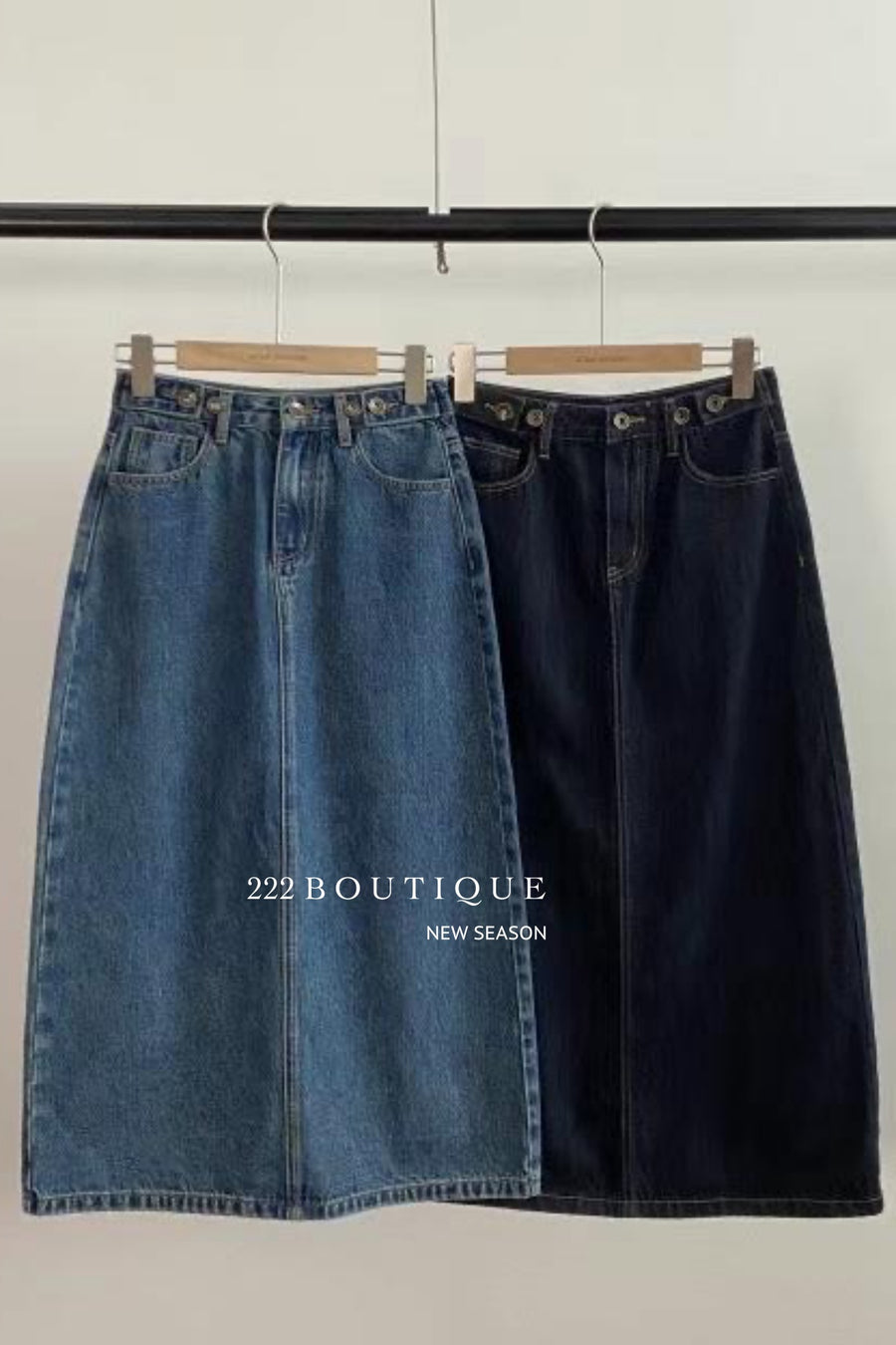 jean skirt