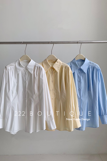 Oversize cotton shirt