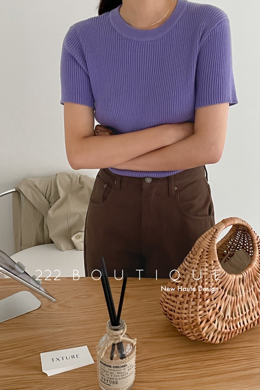 Basic knitted shirt