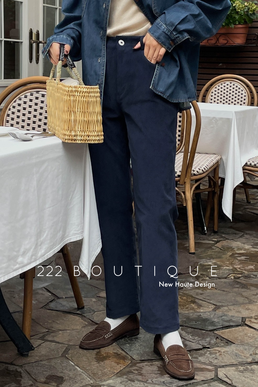 Straight suit trousers