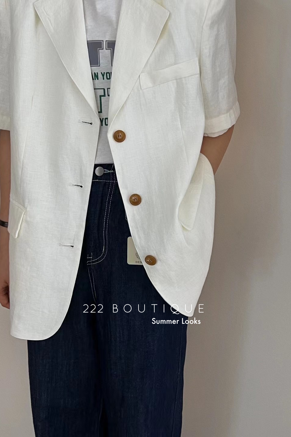Linen blazer