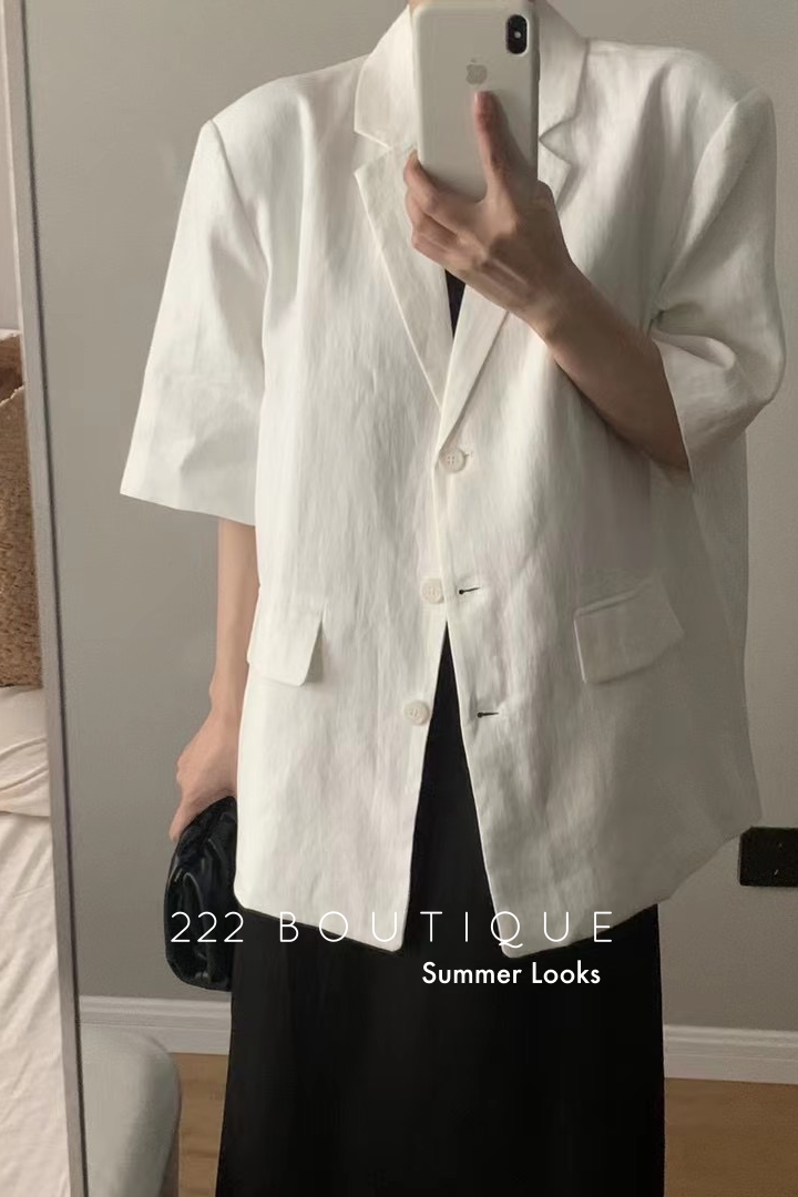 linen blazer