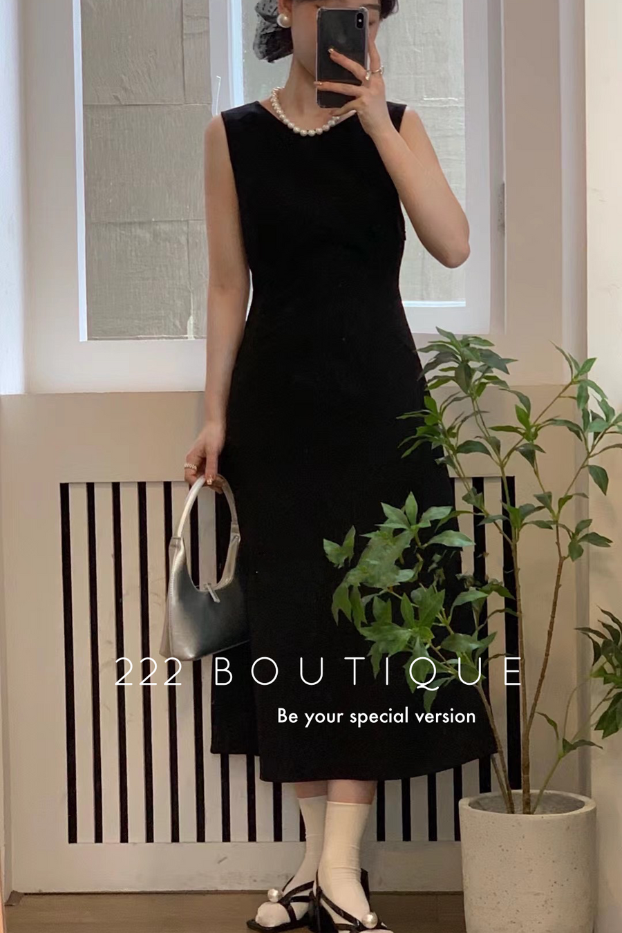 Cut-out back dress