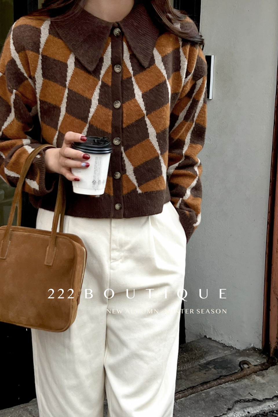 Polo style sweater