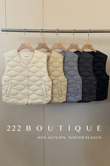 Ultra-light quilted gilet