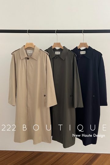 Cotton classic trench coat