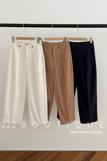 High-waist trousers