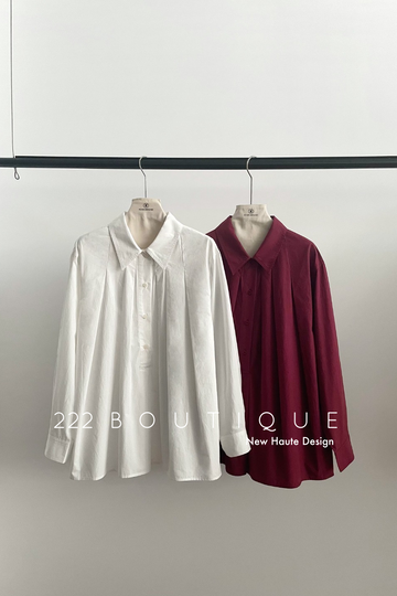 Oversize cotton shirt