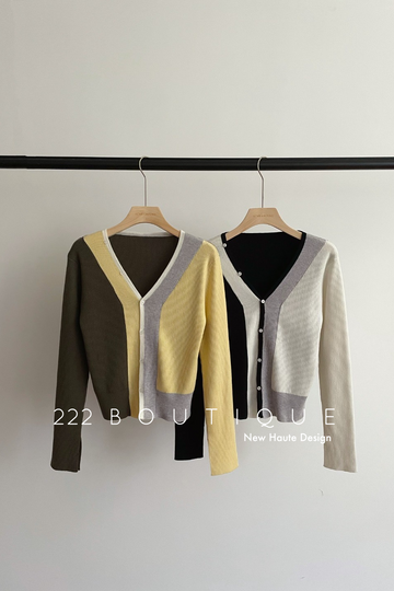 Fine- knit cardigan