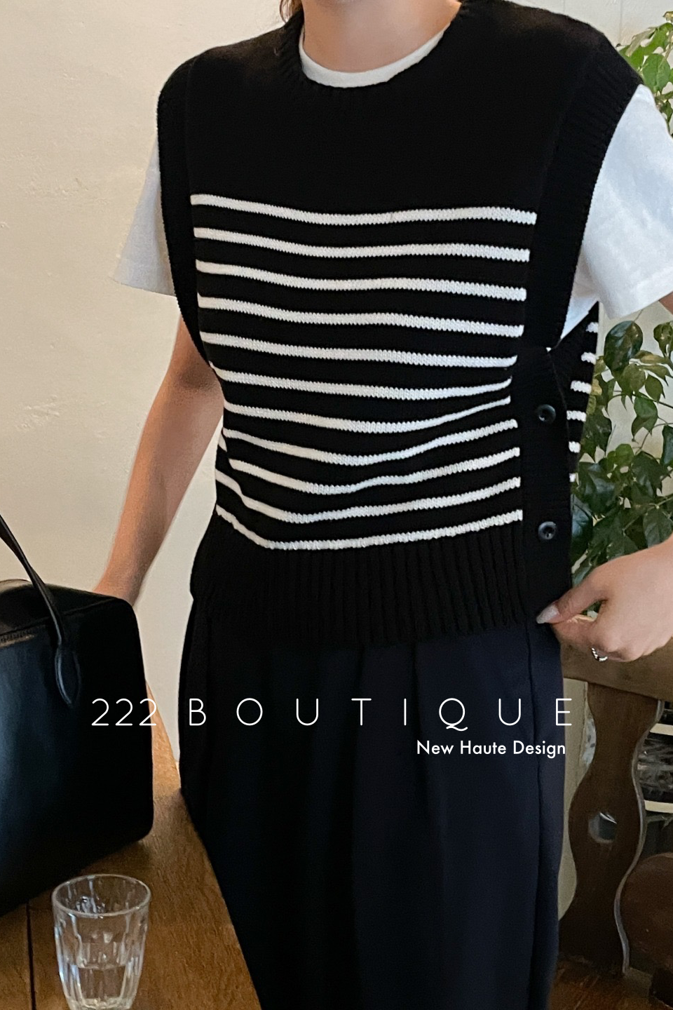 knitted gilet