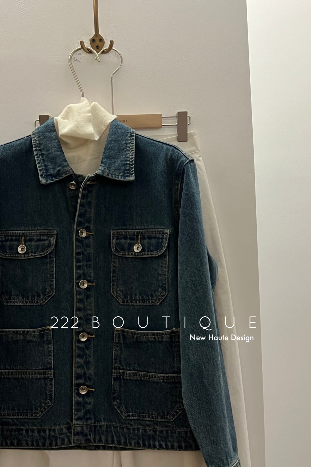 Oversize denim jacket